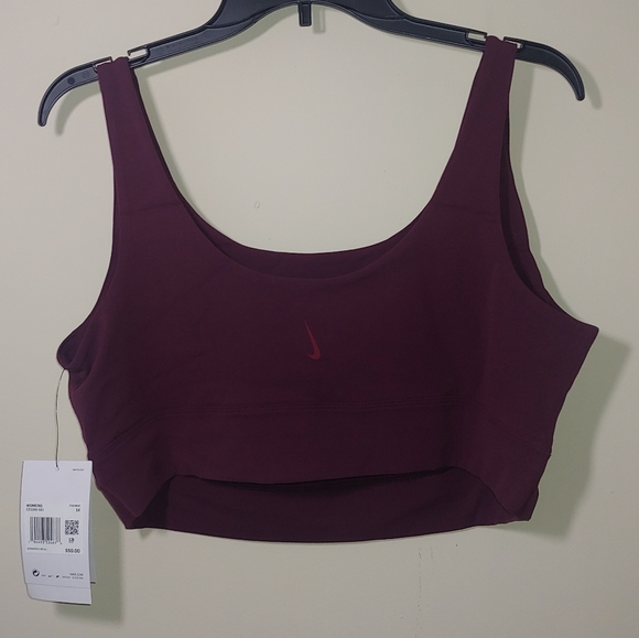 Nike Women's Infinalon Cropped Tank Top Size 1X - Picture 3 of 3